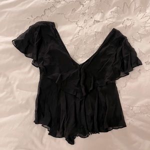 French connection silk top